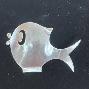 Beaucraft Sterling Silver Fish Pin
